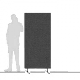 Pannello divisorio ZIPSOUND 02 autostabile - cm 80x180h