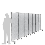 Separè autostabile ALA ROLLER "feltro" - cm 716x190h (7 elementi) - Separè autostabile ALA ROLLER 