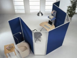 Pannello divisorio CLIPPER "laminato" - cm 65x195h