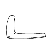 Base "Boomerang" mm.500x8 - Base 