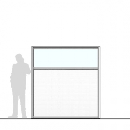 Pannello divisorio MACRO "finestrato alveolare" - cm 200x200h 