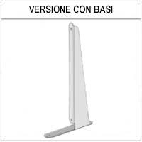 Schermo parafiato ONDESK FRONT OFFICE per front office - cm 100x75h con passacarte cm 30x10