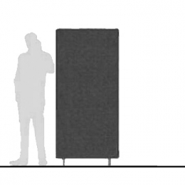 Pannello divisorio PHONOTEX - cm 80x180h