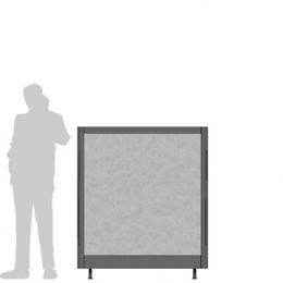 Pannello divisorio XILOX "feltro" - cm 120x140h