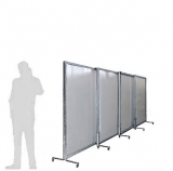 Separè autostabile MACRO SLIDE "alveolare" - cm 600x200h (4 elementi) - Separè autostabile MACRO SLIDE 