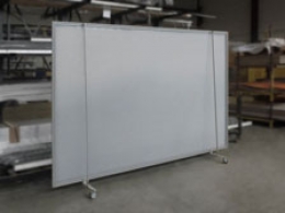 Schermo mobile su ruote MACRO VELA "alveolare" - cm 200x300h 