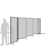 Separè a parete MACRO ZIG ZAG LIGHT "alveolare" - cm 740x200h (8 elementi) - Separè a parete MACRO ZIG ZAG LIGHT 